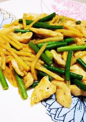 にんにくの芽と鶏胸肉の中華炒め-レシピのメイン写真