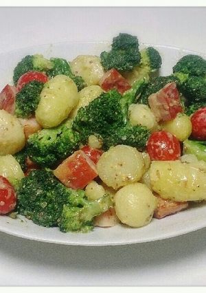新じゃがのゴロッとおかず温野菜サラダ-レシピのメイン写真