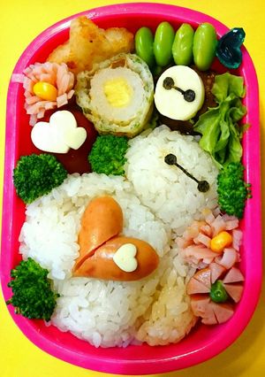 娘が大好きなベイマックスのお弁当-レシピのメイン写真