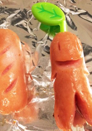 焦げない！お弁当のウインナーの焼き方★-レシピのメイン写真