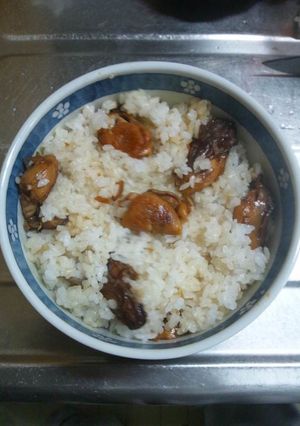 １月２９日晩飯【牡蠣飯】-レシピのメイン写真