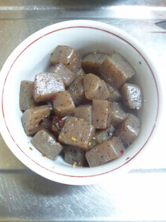 1月29日晩飯【蒟蒻のペペロン炒め】-レシピのメイン写真