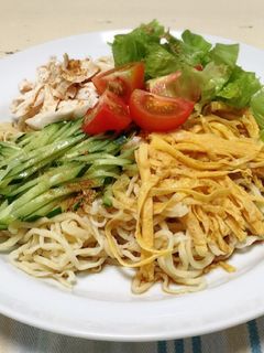 麺から手作り冷やし中華-レシピのメイン写真