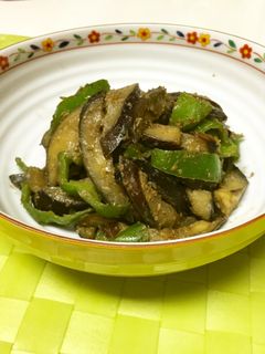 ごはんのお供❗️茄子とピーマンの味噌炒め-レシピのメイン写真