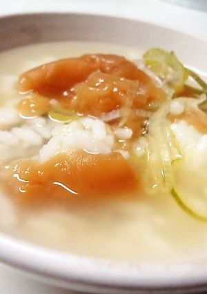 ダイエット効果大♪バニリン梅干し粥-レシピのメイン写真