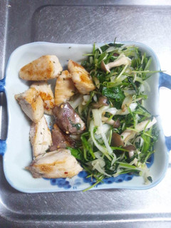2月1日晩飯【ブリのペペロン炒め】-レシピのメイン写真