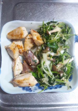 ２月１日晩飯【ブリのペペロン炒め】-レシピのメイン写真