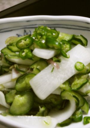 初夏の野菜の塩揉み☆箸休めにピッタリ！-レシピのメイン写真