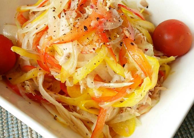 ビタミンカラーのパプリカサラダ ビタミンカラーのパプリカサラダ