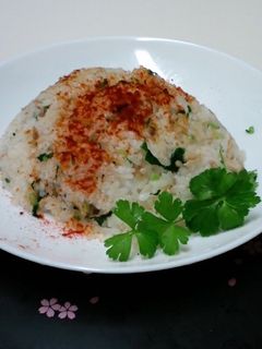 再生野菜【大根菜】のツナ炒飯-レシピのメイン写真