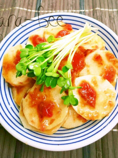 3分おつまみ♡長いもの麺つゆ梅おかか和え-レシピのメイン写真