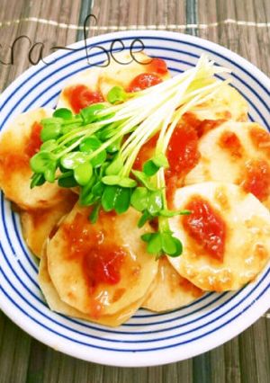 3分おつまみ♡長いもの麺つゆ梅おかか和え-レシピのメイン写真