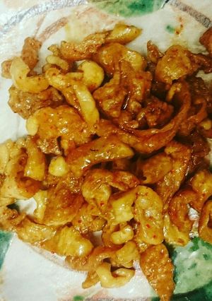鶏皮の甘辛パリパリ焼き-レシピのメイン写真