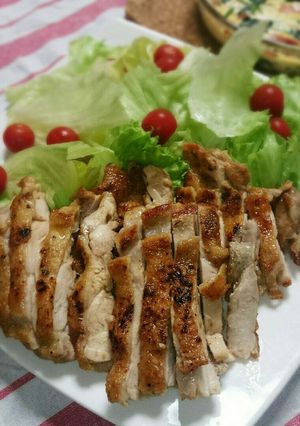 メチャ柔らか♡鶏肉のガーリックステーキ-レシピのメイン写真