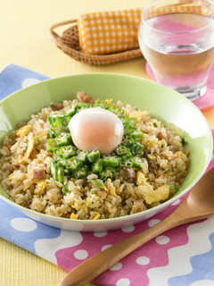 オクラのぶっかけ炒飯-レシピのメイン写真