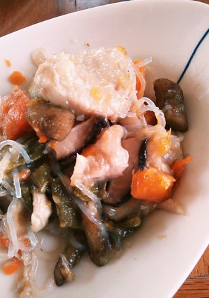 やわらか鶏胸と根菜の煮物(圧力鍋便利♪)-レシピのメイン写真