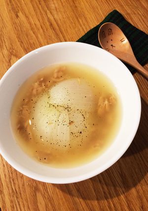 新玉とツナの簡単スープ-レシピのメイン写真