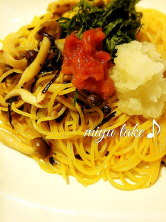 旨味の〜和風パスタ♪-レシピのメイン写真