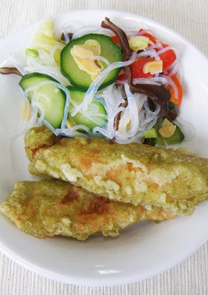 学校給食　笹かまの新茶揚げ-レシピのメイン写真