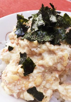 1工程！1分で★さっぱりヘルシー豆腐丼-レシピのメイン写真