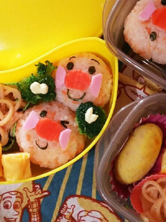キャラ弁 アンパンマンおにぎり弁当-レシピのメイン写真