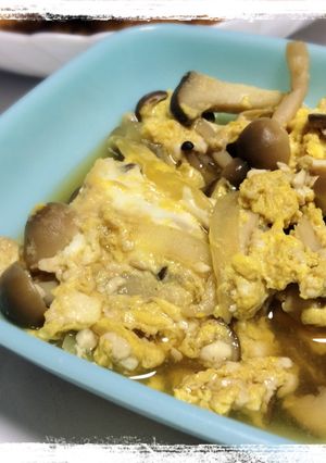 簡単ヘルシーおかず☆きのこの卵とじ-レシピのメイン写真