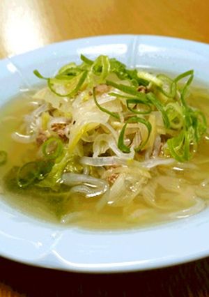 こんにゃくめんで☆生姜スープ煮-レシピのメイン写真