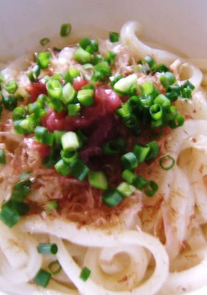 簡単♪梅おかかうどん-レシピのメイン写真