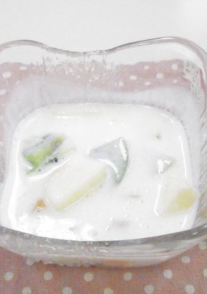 ミルクフルーツポンチ☆宇都宮市保健センタ-レシピのメイン写真