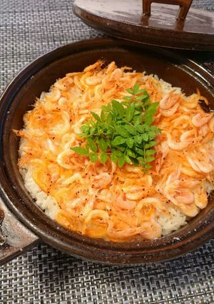 生桜えびの香るコク深い土鍋ご飯-レシピのメイン写真
