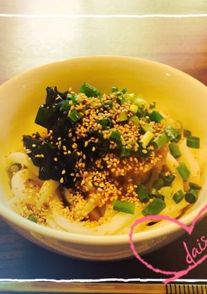 ゴマ香る☆おろしぶっかけうどん-レシピのメイン写真