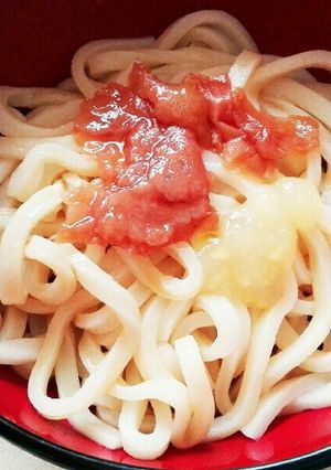 ぶっかけ塩レモン梅うどん☆☆☆-レシピのメイン写真