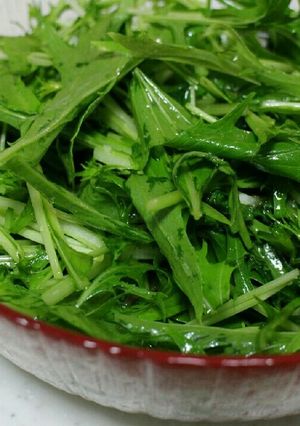 もりもり食べれる☆水菜サラダ-レシピのメイン写真