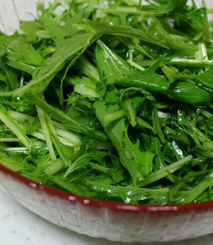 もりもり食べれる☆水菜サラダ by みなちん♪ 【クックパッド】 簡単
