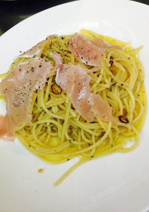 アンチョビと生ハムのペペロンチーノ-レシピのメイン写真