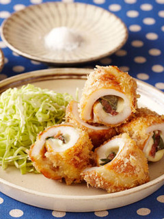 大葉とチーズと梅のちくカツ-レシピのメイン写真