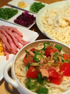 簡単♪時短ぶっかけそうめん-レシピのメイン写真