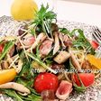 水菜となすのピリッとゆず胡椒☆冷製パスタ