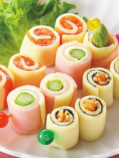 くるくるチーズ巻き3種-レシピのメイン写真