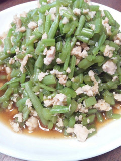 かたはと鶏ひき肉炒め-レシピのメイン写真