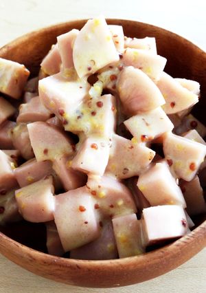 簡単♪魚肉ソーセージ【ハニーマスタード】-レシピのメイン写真