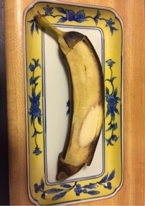 レンジで丸ごと蒸しバナナ-レシピのメイン写真