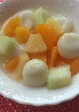 フルーツ白玉【柏市学校給食】-レシピのメイン写真