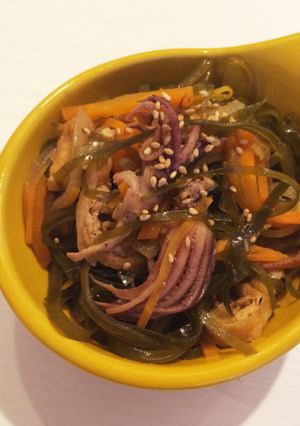 常備菜にも◎イカゲソと切り昆布の煮物-レシピのメイン写真