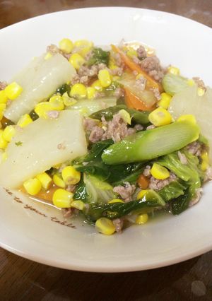 季節の野菜たっぷりあんかけ-レシピのメイン写真
