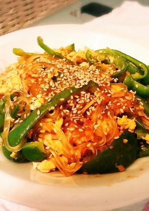 くず切りでチャプチェ風炒め-レシピのメイン写真
