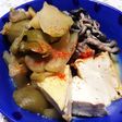 搾菜シメジ厚揚げの煮付け