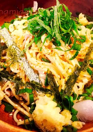 さっぱり！豚しゃぶと大葉の和風冷製パスタ-レシピのメイン写真