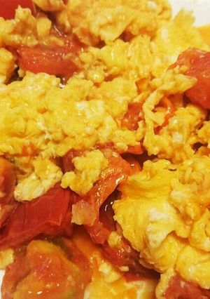 トマトと卵の炒め物-レシピのメイン写真