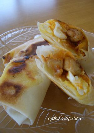 美味♪チキンと卵のトマトソース春巻き-レシピのメイン写真